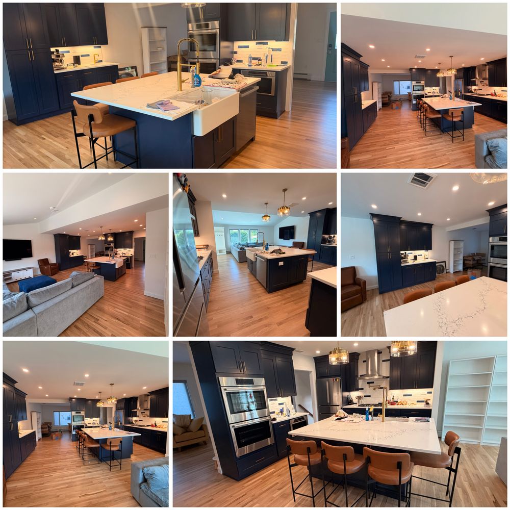 Quartz countertop kitchen